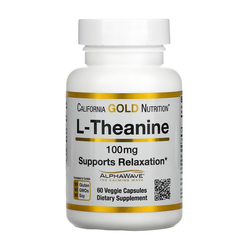 L-Theanine 100 mg (60 veg caps) L-Theanine 100 mg (60 veg caps)