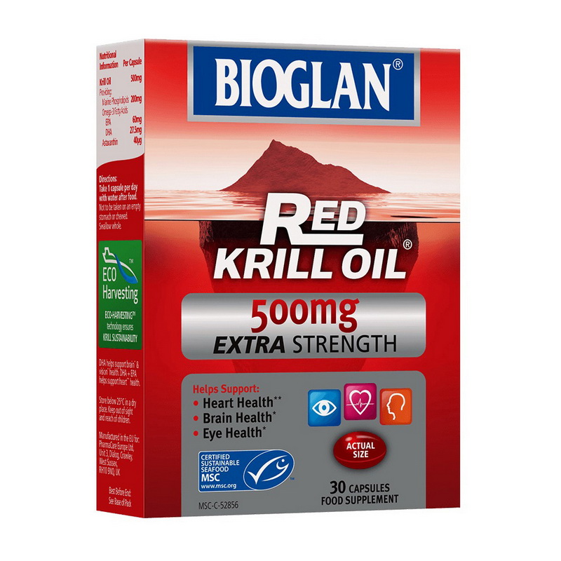 Red Krill Oil 500 mg Extra Strength (30 caps) Red Krill Oil 500 mg Extra Strength (30 caps)