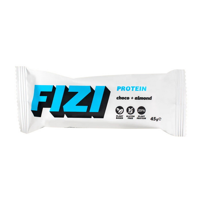 FIZI Protein Bar Choco + Almond (1 x 45 g) FIZI Protein Bar Choco + Almond (1 x 45 g)