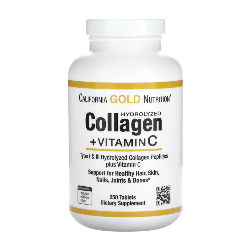 Collagen Hydrolyzed + Vitamin C (250 tabs) Collagen Hydrolyzed + Vitamin C (250 tabs)