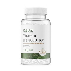 Vitamin D3 4000 + K2 (120 caps)