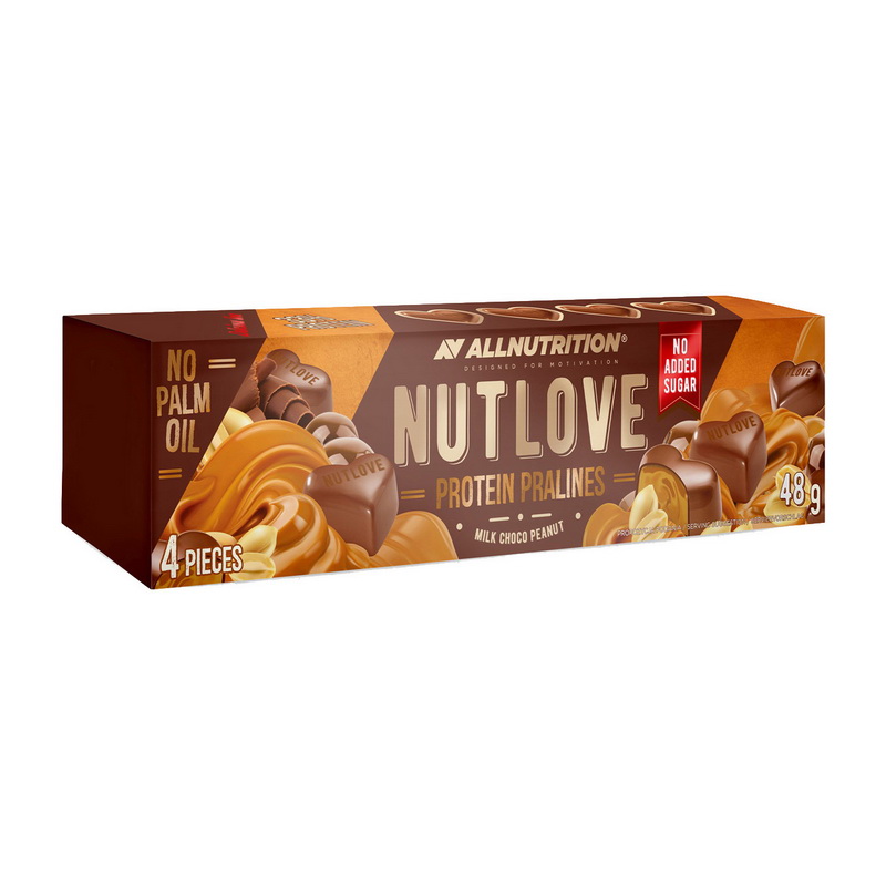 NutLove Protein Pralines Milk Choco Peanut (4 x12 g) NutLove Protein Pralines Milk Choco Peanut (4 x12 g)