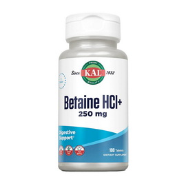 Betaine HCl+ 250 mg (100 tabs) Betaine HCl+ 250 mg (100 tabs)