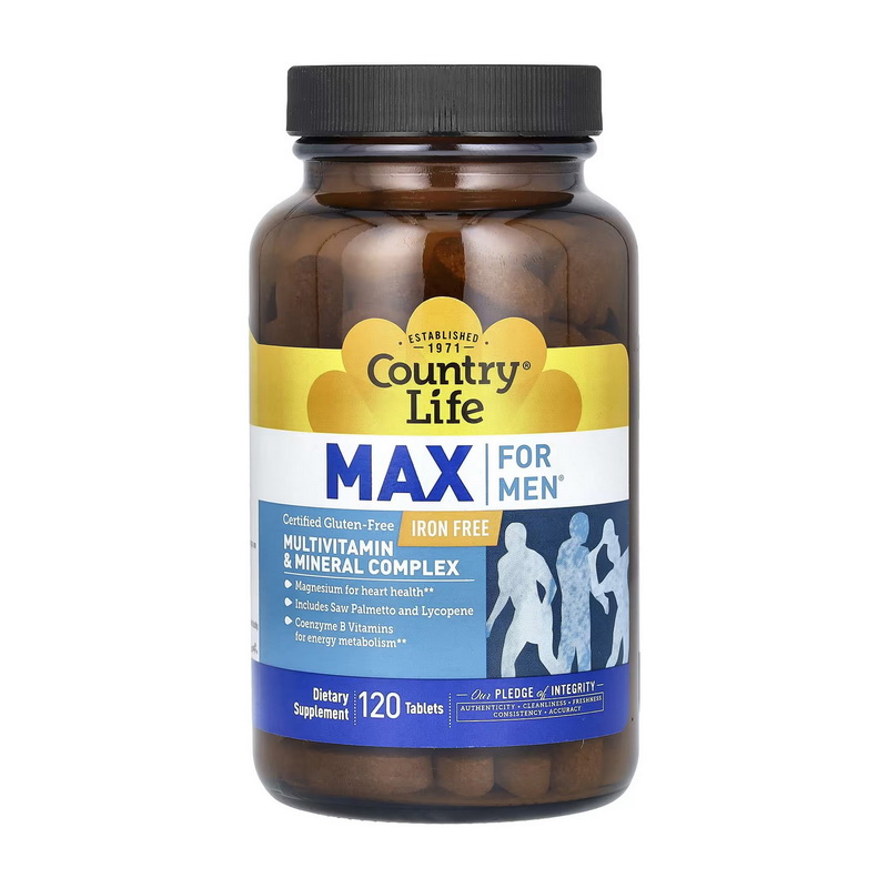 Max for Men Iron Free (120 tabs) Max for Men Iron Free (120 tabs)