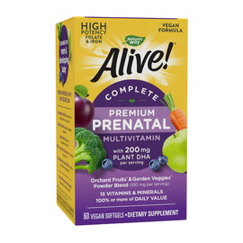 Alive! Premium Prenatal (60 veg softgels)