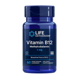 Vitamin B-12 Methylcobalamin 1 mg (60 veg lozenges)