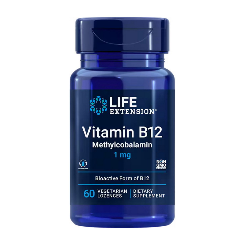 Vitamin B-12 Methylcobalamin 1 mg (60 veg lozenges) Vitamin B-12 Methylcobalamin 1 mg (60 veg lozenges)