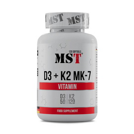 Vitamin D3 + K2 MK-7 (120 softgels) Vitamin D3 + K2 MK-7 (120 softgels)