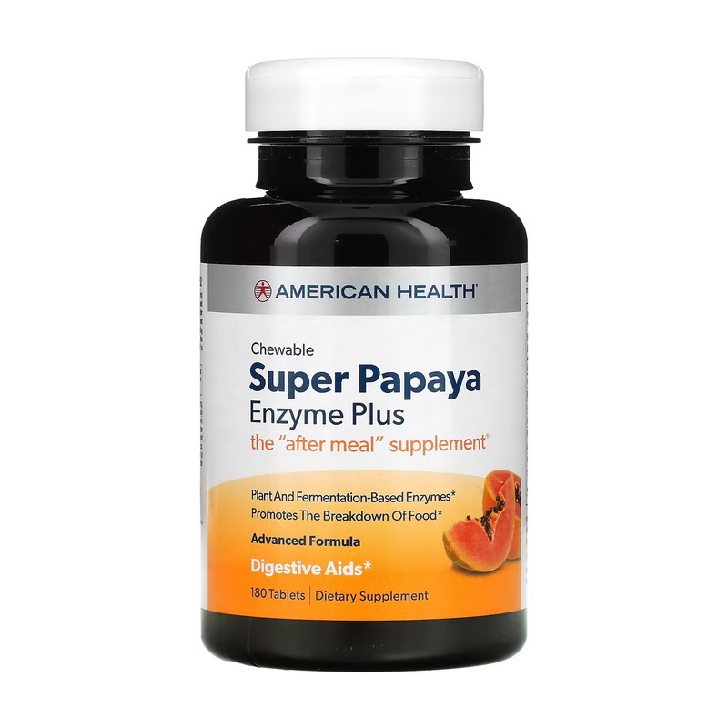 Super Papaya Enzyme Plus Chewable (180 tabs) Super Papaya Enzyme Plus Chewable (180 tabs)