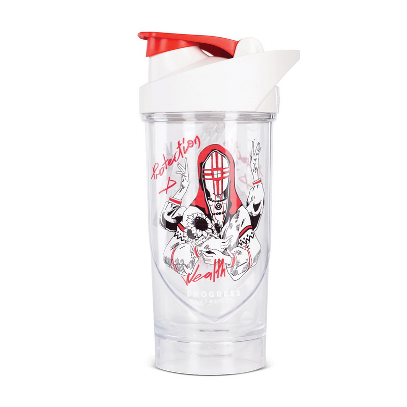 Shieldmixer Shaker Protection Wealth White/Red (700 ml) Shieldmixer Shaker Protection Wealth White/Red (700 ml)