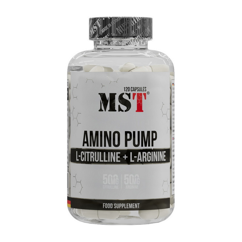 Amino Pump L-Citrulline + L-Arginine (120 caps) Amino Pump L-Citrulline + L-Arginine (120 caps)