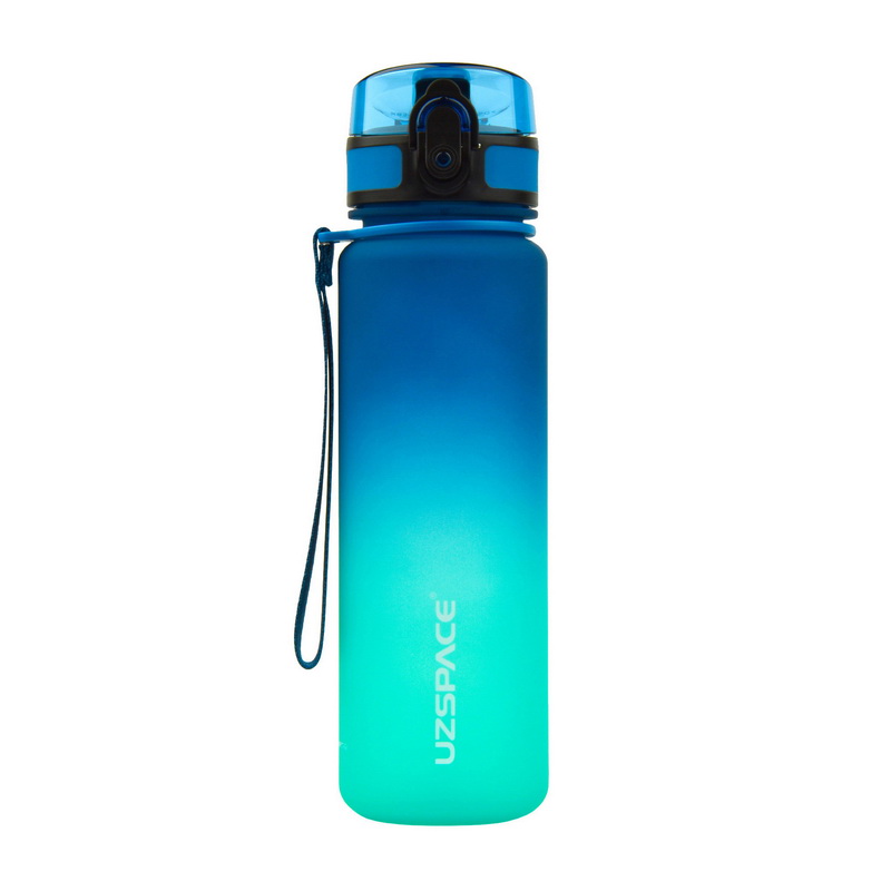 Frosted Gradient Waterbottle 3026 Blue/Green (500 ml) Frosted Gradient Waterbottle 3026 Blue/Green (500 ml)