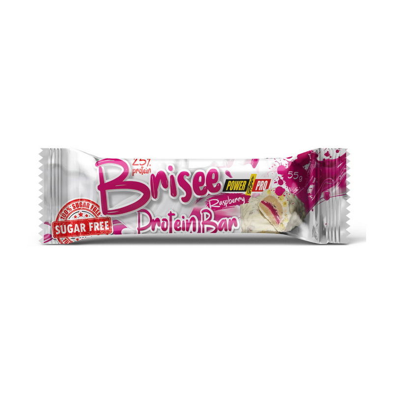 Brisee Protein Bar 25% Sugar Free Raspberry (1 x 55 g) Brisee Protein Bar 25% Sugar Free Raspberry (1 x 55 g)