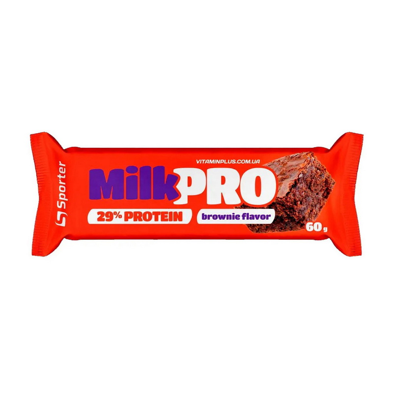 Milk Pro 29% Brownie (1 x 60 g) Milk Pro 29% Brownie (1 x 60 g)