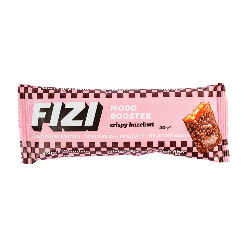 Fizi Mood Booster Bar Crispy Hazelnut (1 x 40 g) Fizi Mood Booster Bar Crispy Hazelnut (1 x 40 g)