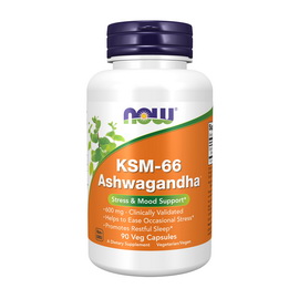 KSM-66 Ashwagandha 600 mg (90 veg caps)
