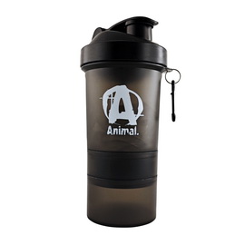 Shaker Animal with Metal Ball 3 in 1 Black (400 ml)