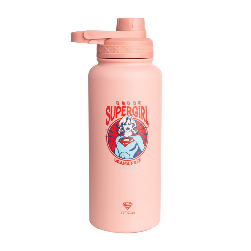 SmartShake Bohtal Insulated Sports Bottle, Supergirl No Drama (960 ml) SmartShake Bohtal Insulated Sports Bottle, Supergirl No Drama (960 ml)