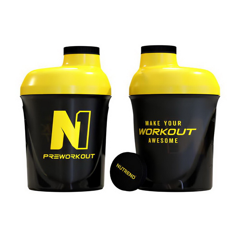 Shaker Make Your Workout Awersome Black/Yellow (300 ml) Shaker Make Your Workout Awersome Black/Yellow (300 ml)