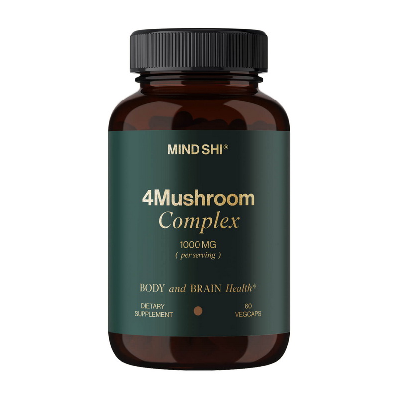 4Mushroom Complex 1000 mg (60 veg caps) 4Mushroom Complex 1000 mg (60 veg caps)