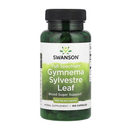 Full Spectrum Gymnema Sylvestre Leaf 400 mg (100 caps)