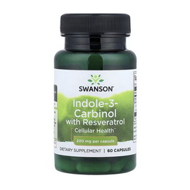 Indole-3-Carbinol with Resveratrol 200 mg (60 caps)
