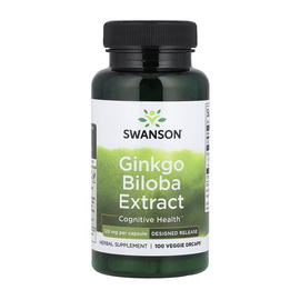 Ginkgo Biloba Extract 120 mg (100 veg caps)