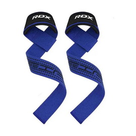 RDX S4 Gym Cotton Gel Straps Blue Plus