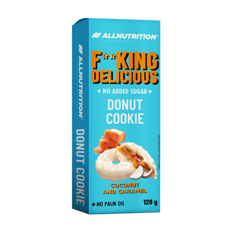FitKing Delicious Donut Cookie Coconut and Caramel (128 g) FitKing Delicious Donut Cookie Coconut and Caramel (128 g)