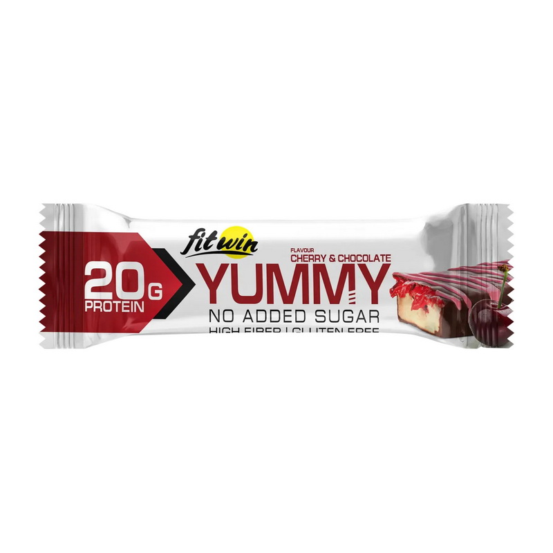 Yummy Bar No Sugar Added Cherry & Chocolate (1 x 55 g) Yummy Bar No Sugar Added Cherry & Chocolate (1 x 55 g)