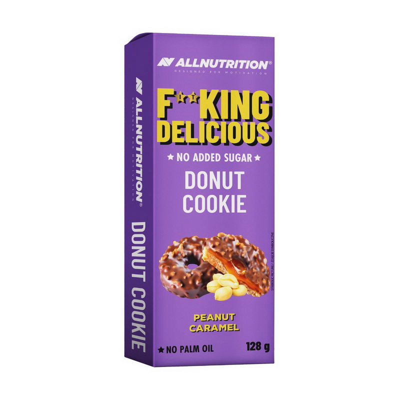FitKing Delicious Donut Cookie Peanut Caramel (128 g) FitKing Delicious Donut Cookie Peanut Caramel (128 g)
