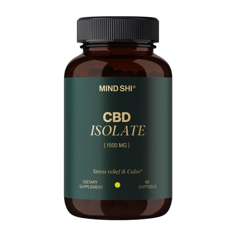 CBD Isolate 1500 mg (60 softgels) CBD Isolate 1500 mg (60 softgels)