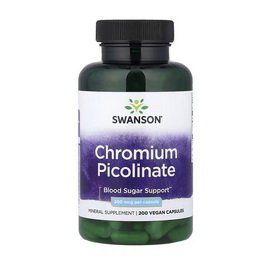 Chromium Picolinate 200 mcg (200 veg caps)