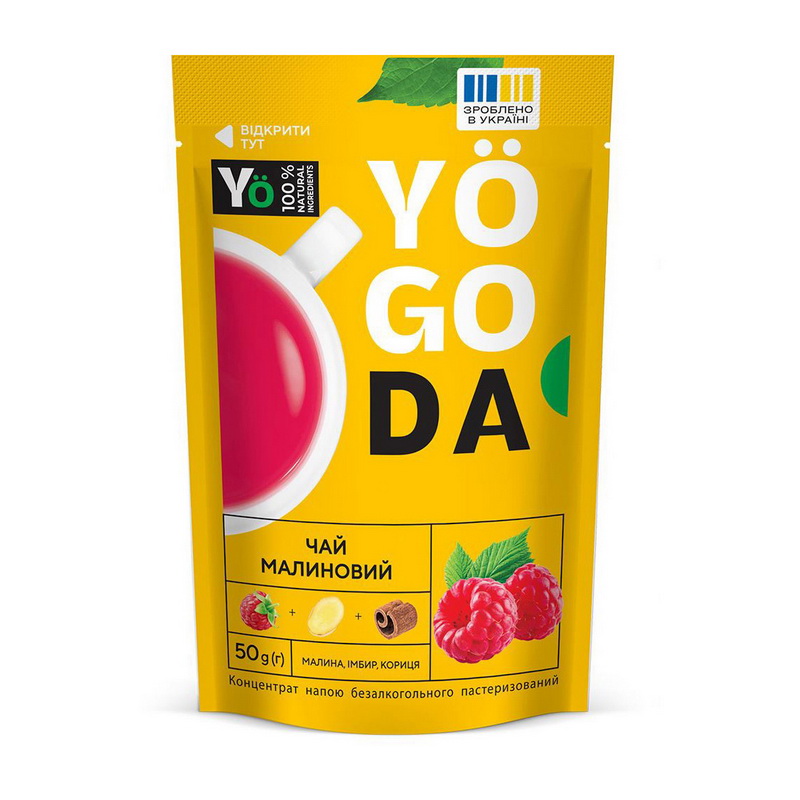 Yogoda Чай малиновий (1 x 50 g) Yogoda Чай малиновий (1 x 50 g)