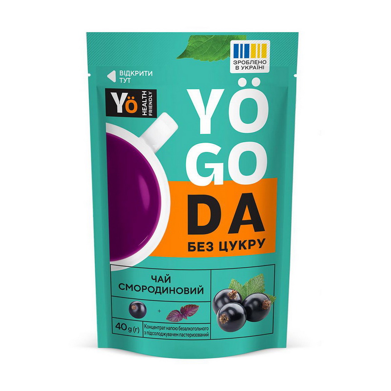 Yogoda Без цукру Чай смородиновий (1 x 40 g) Yogoda Без цукру Чай смородиновий (1 x 40 g)