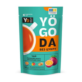 Yogoda Без цукру Чай маракуйя, манго, мускатний горіх (1 x 50 g)
