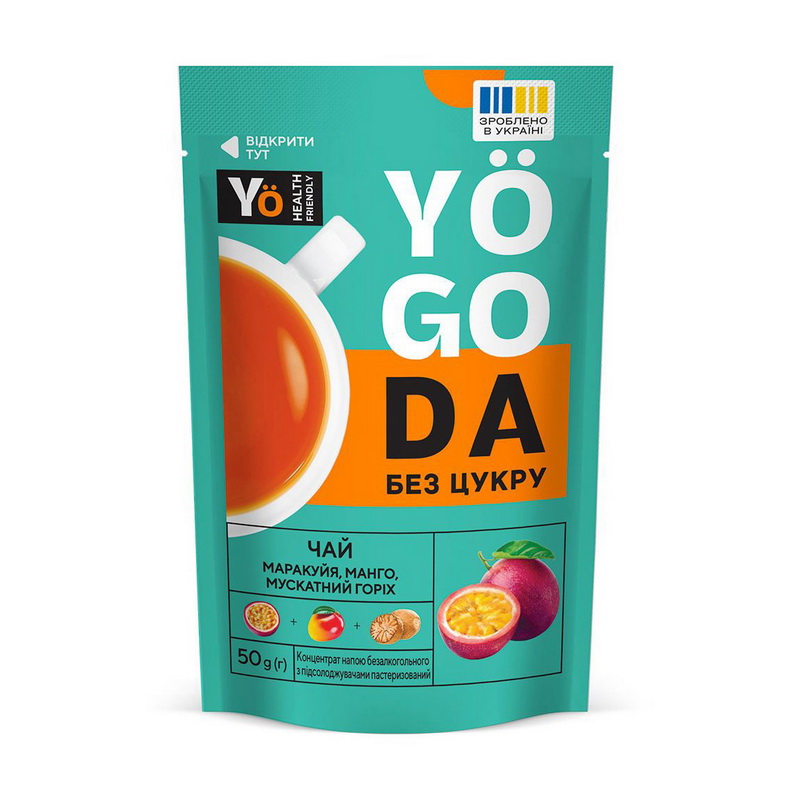 Yogoda Без цукру Чай маракуйя, манго, мускатний горіх (1 x 50 g) Yogoda Без цукру Чай маракуйя, манго, мускатний горіх (1 x 50 g)