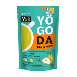 Yogoda Без цукру Чай груша, лайм, чебрець (1 x 50 g)