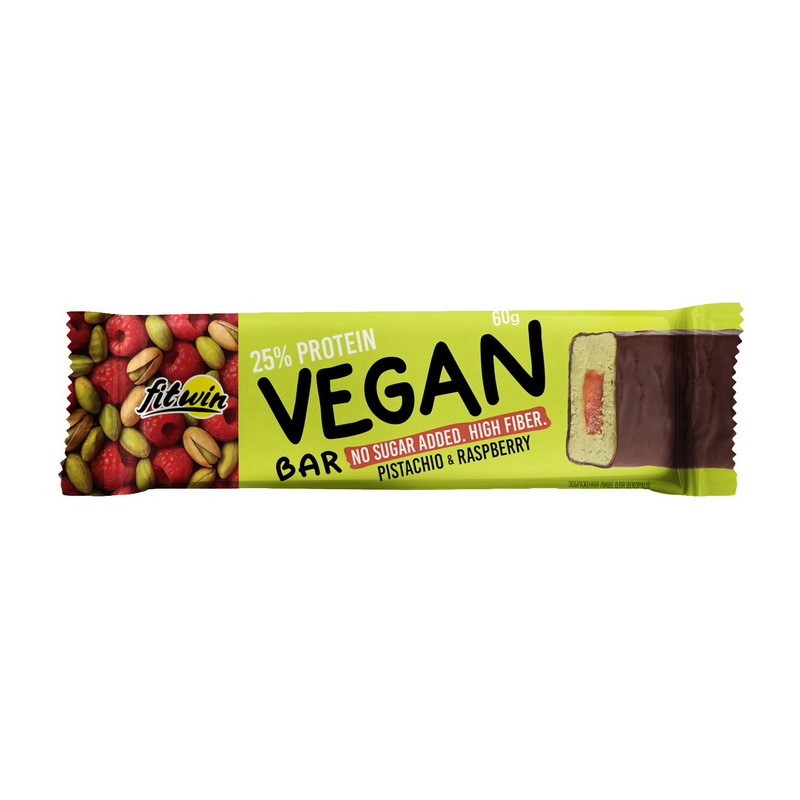 25% Vegan Bar Pistachio & Raspberry (1 x 60 g) 25% Vegan Bar Pistachio & Raspberry (1 x 60 g)