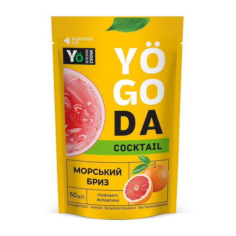 Yogoda Cocktail Морський бриз (1 x 50 g) Yogoda Cocktail Морський бриз (1 x 50 g)