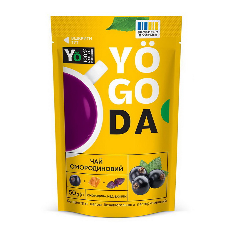 Yogoda Чай смородиновий (1 x 50 g) Yogoda Чай смородиновий (1 x 50 g)
