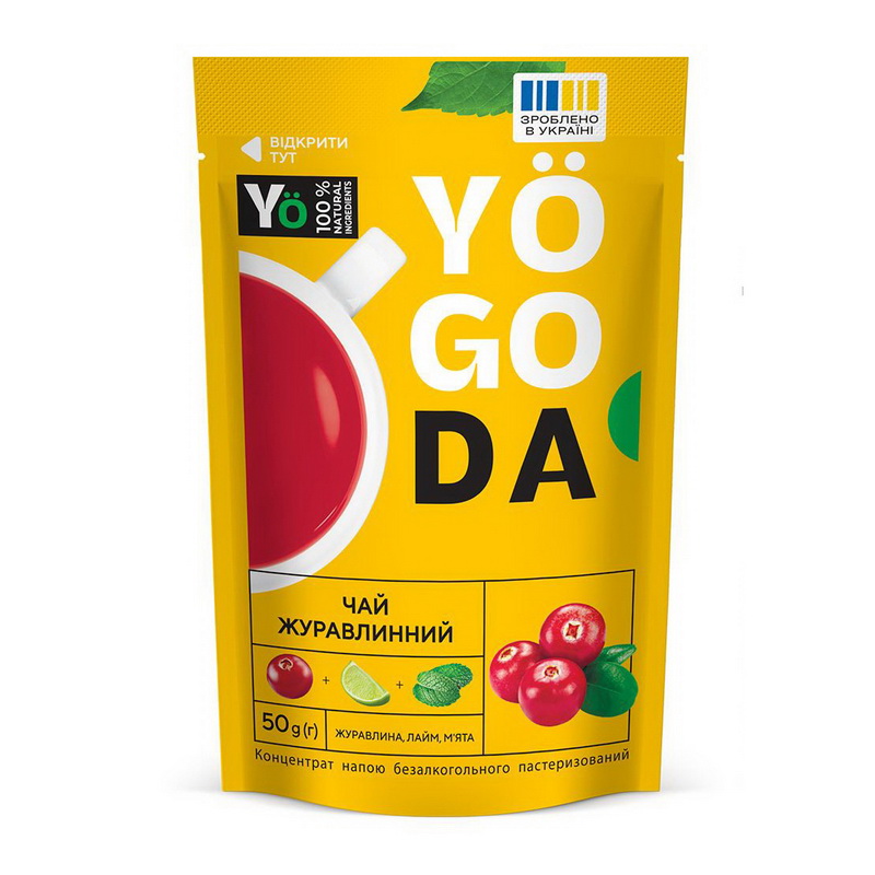 Yogoda Чай журавлинний (1 x 50 g) Yogoda Чай журавлинний (1 x 50 g)