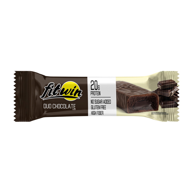 Fitwin Bar Duo Chocolate (1 x 60 g) Fitwin Bar Duo Chocolate (1 x 60 g)