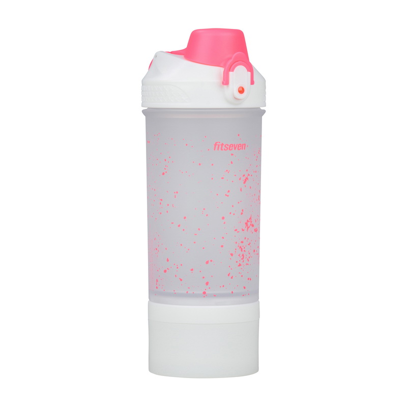 Shaker Fitseven Infinity 1110 White/Pink (500 ml) Shaker Fitseven Infinity 1110 White/Pink (500 ml)
