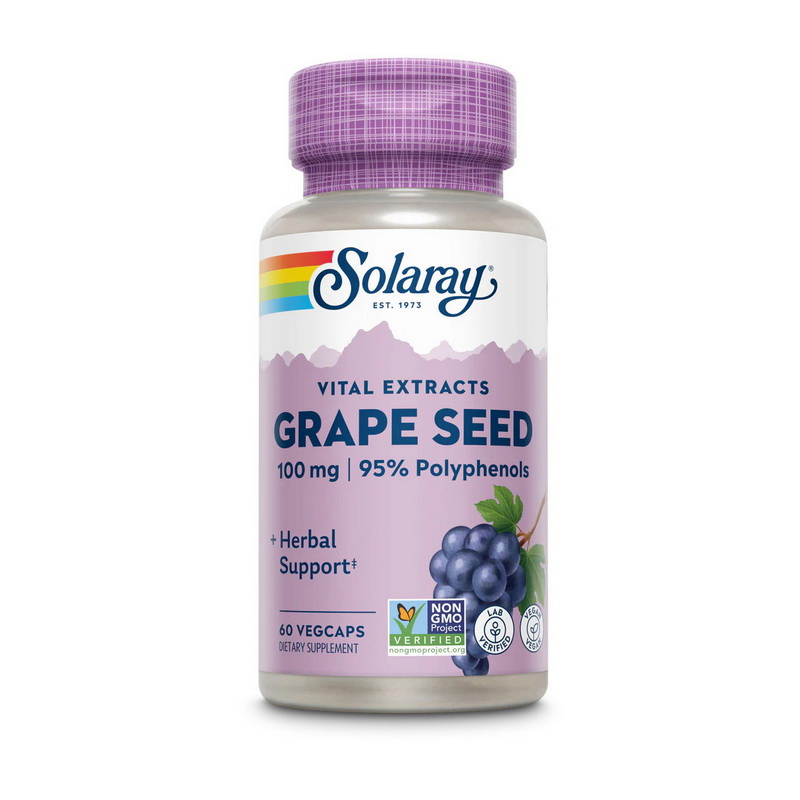 Vital Extracts Grape Seed 100 mg (60 veg caps) Vital Extracts Grape Seed 100 mg (60 veg caps)