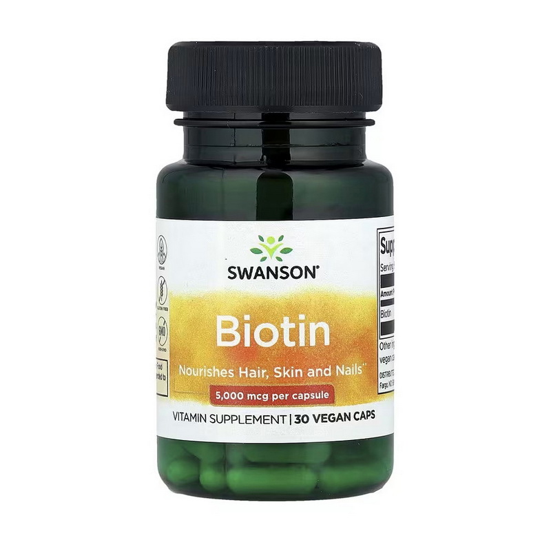 Biotin 5000 mcg (30 veg caps) Biotin 5000 mcg (30 veg caps)