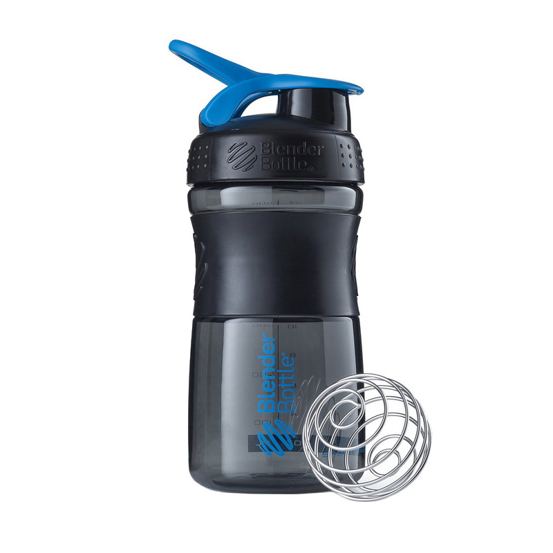 Blender Bottle SportMixer Black/Cyan (590 ml) Blender Bottle SportMixer Black/Cyan (590 ml)