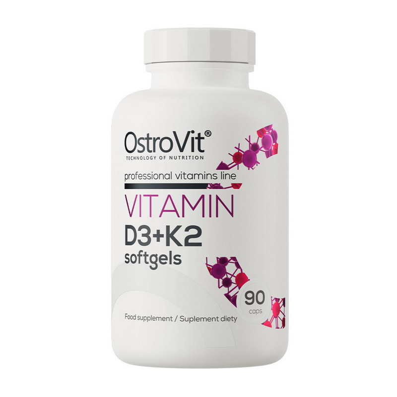 Vitamin D3 + K2 Softgels (90 caps) Vitamin D3 + K2 Softgels (90 caps)