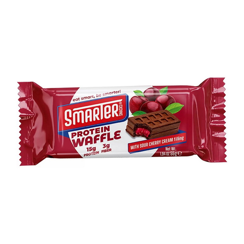 Protein Waffle Sour Cherry Cream (1 x 55 g) Protein Waffle Sour Cherry Cream (1 x 55 g)