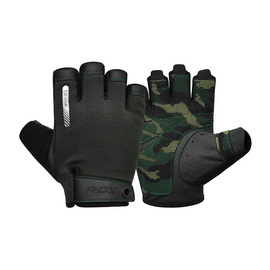 T2 Weightlifting Half Gym Gloves Army Green